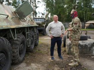 Бойцы из Шатуры проходят физическую подготовку в центре «Витязь»
