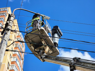 На Школьной отремонтировали уличное освещение