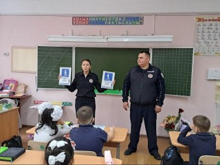В Пушкино полицейские провели уроки ПДД для учеников начальных классов