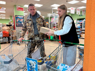 Зарайцы собрали более 150 кг продуктов для защитников Отечества