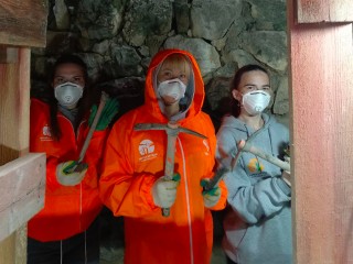 Волоколамские волонтеры помогли отреставрировать исторические башни на Кавказе