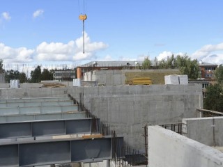 Монолитные работы завершили на стройплощадке нового корпуса Внуковской школы