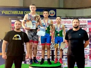 Луховицкие борцы завоевали золото на соревнованиях в Подольске