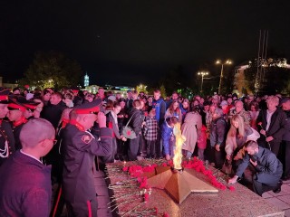 Четверть тысячи свечей озарили Ногинск в ночь памяти трагедии Беслана