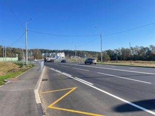 Завершена реконструкция дороги на участке Калиново-Дракино