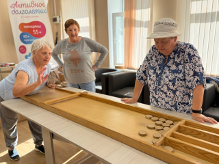 Деревянные шайбы учат пенсионеров Серебряных Прудов мыслить стратегически