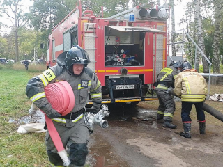 Среди пожарных Луховиц, Зарайска и Коломны выбрано «Лучшее отделение на автоцистерне»