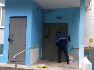 Управляющие организации выполнили ремонт подъездов и опиловку деревьев