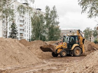 Строительство сквера «Заводской» началось в Ликино-Дулеве