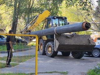 Во Владычней Слободе трубы отопления переносят под землю
