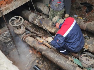 В северной части Луховиц меняют проблемный участок сетей Водоканала