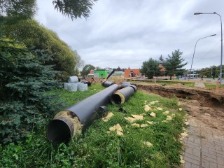 В Черноголовке начали обновлять трубы теплотрассы на Школьном бульваре