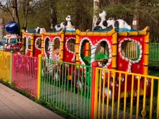 «Выглядит жутковато»: полтергейст прокатился на аттракционе в парке Солнечногорска