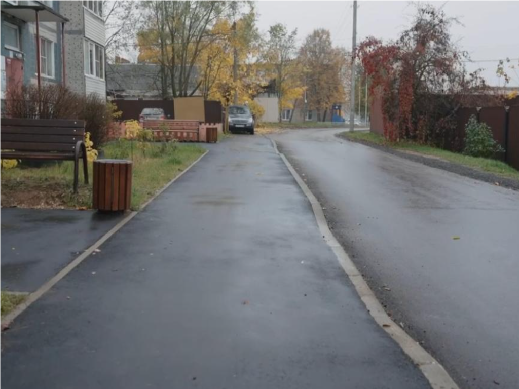 Новая жизнь двора в Румянцеве: комплексное обустройство преобразило территорию на Садовой