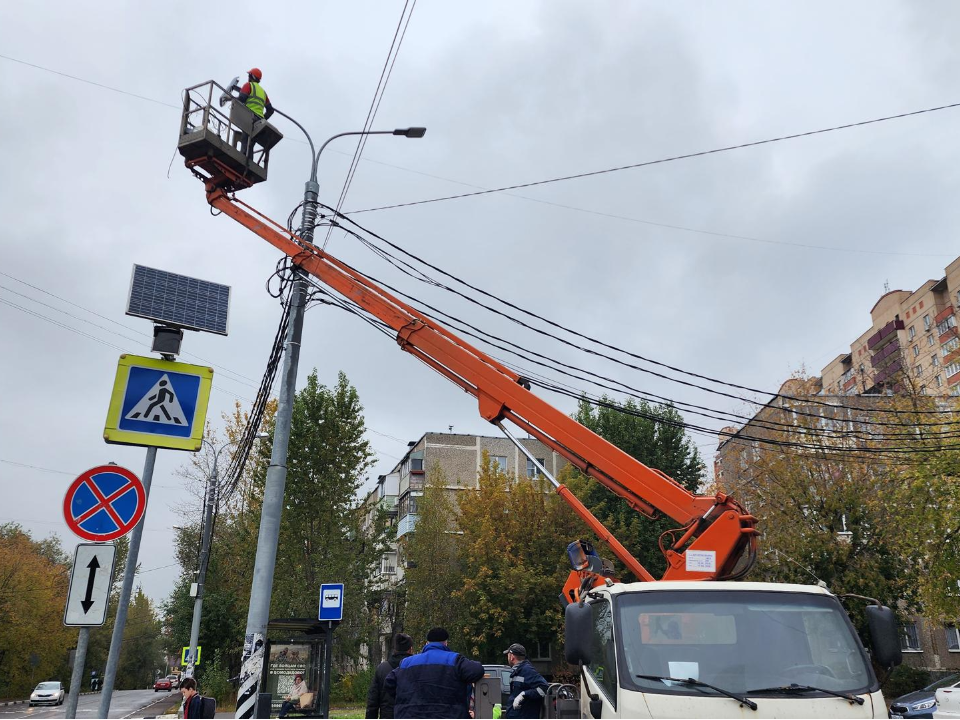 В округе заменят 900 уличных светильников на энергоэффективные