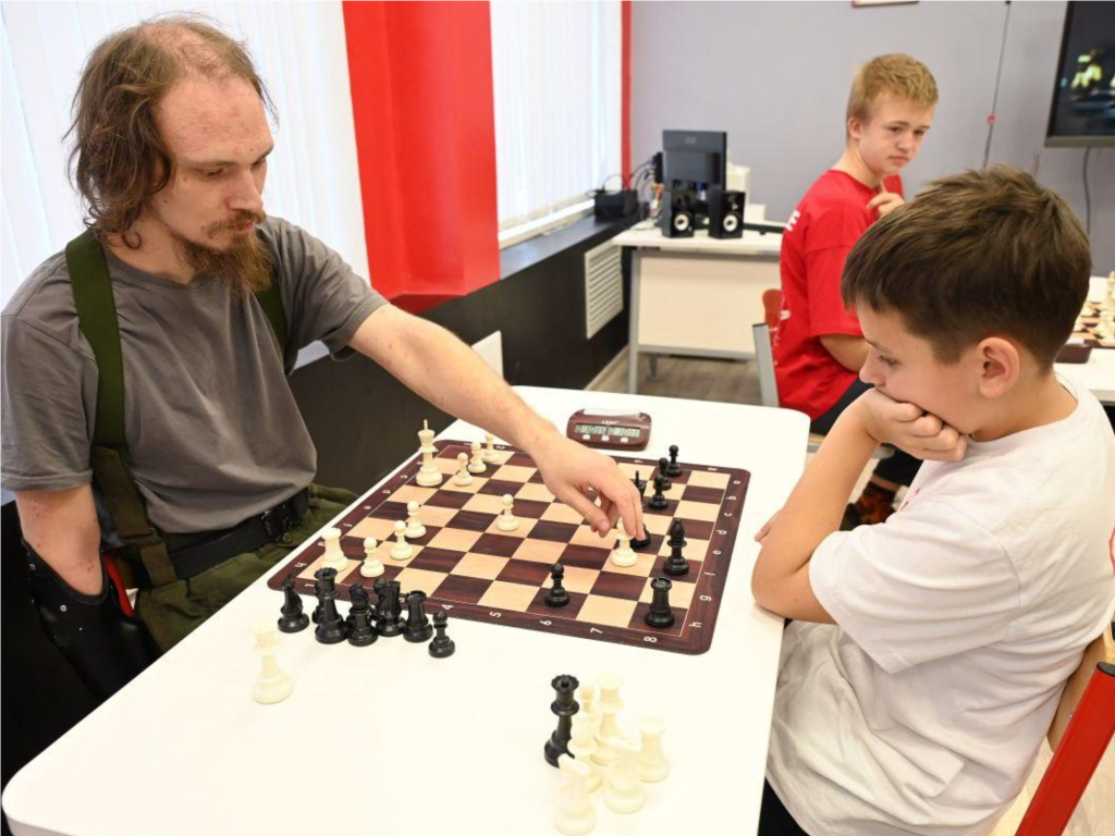 В Серпухове прошел открытый шахматный турнир для участников СВО и их семей