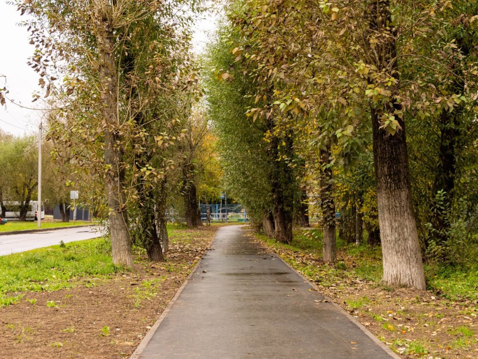 В городе обновили тротуары на улицах Деповская, Чкалова и Калинина