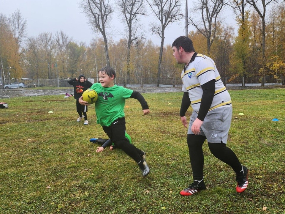 В Кашире живет «Дракон»: единственная в округе секция регби готовит новую смену