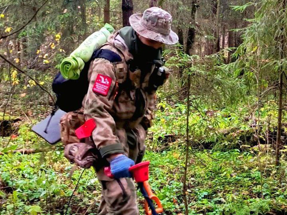 Одинцовские поисковики нашли следы ожесточенных боев у Опариной Горы