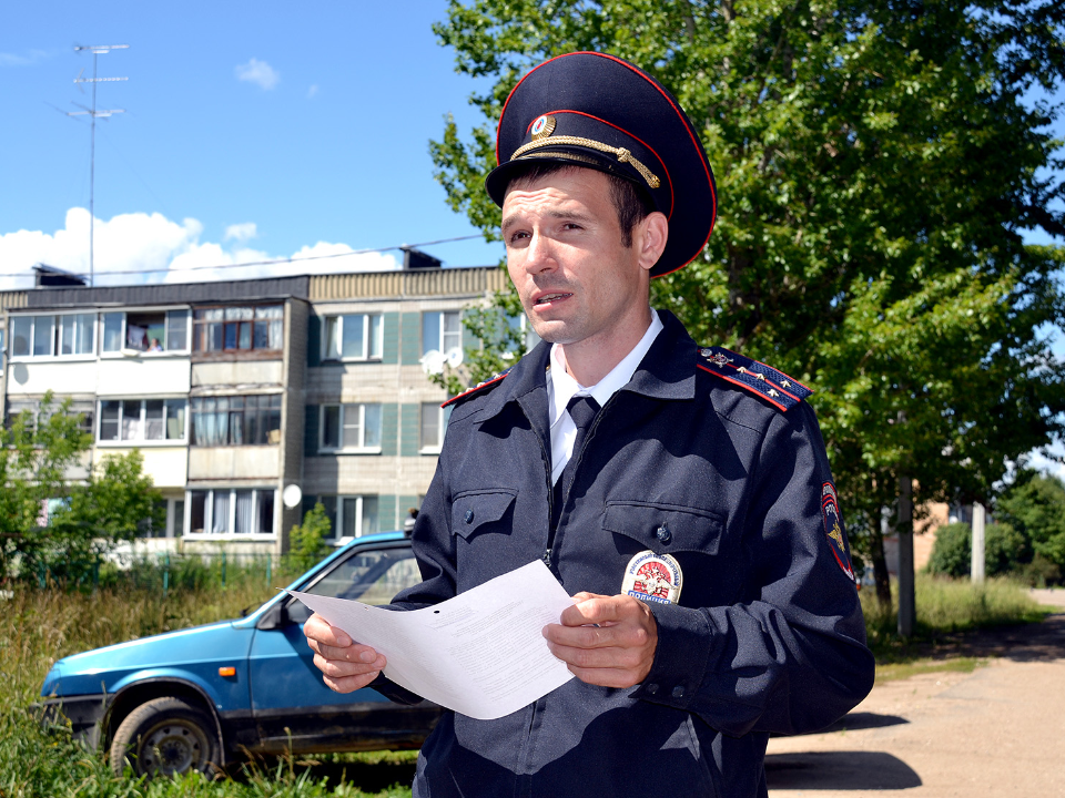 Ружанин Илья Ухарев стал участником областного конкурса «Народный участковый»
