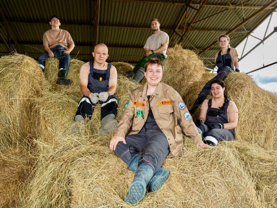Учеба с запахом сена: подмосковные студенты проходят практику прямо на ферме и делятся этим онлайн