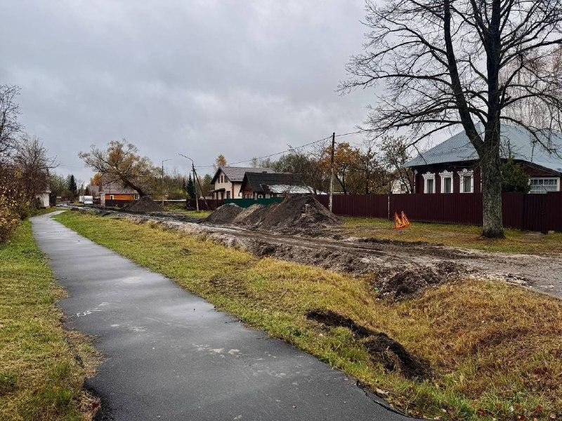 Ремонт дороги в поселке Шувое завершат до конца октября