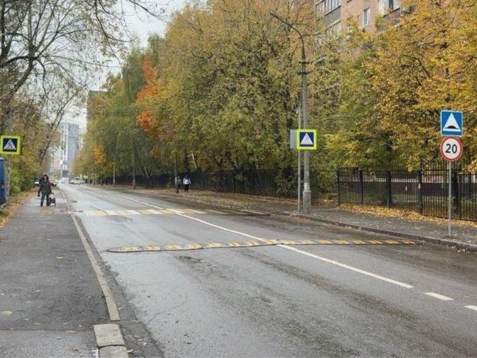 В Люберцах «лежачие полицейские» встали на страже безопасности на аварийных участках