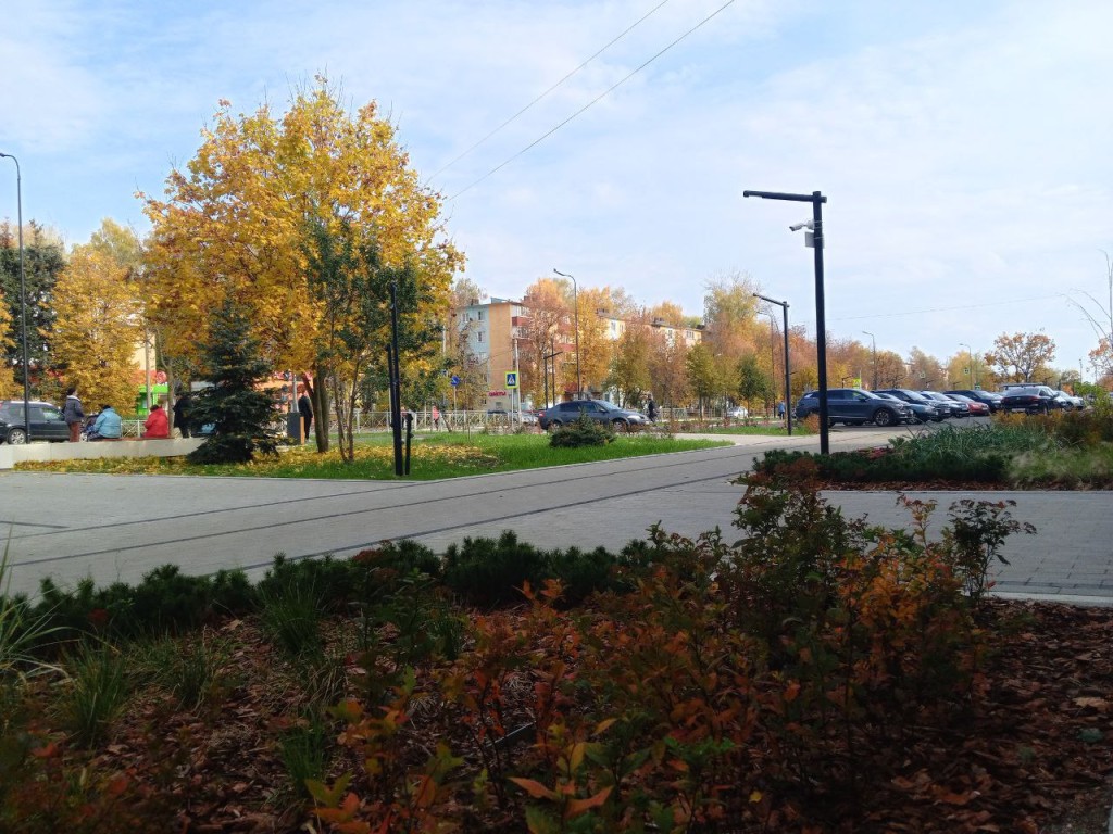 Обновленный сквер «60 лет Победы» стал одним из любимых мест егорьевцев