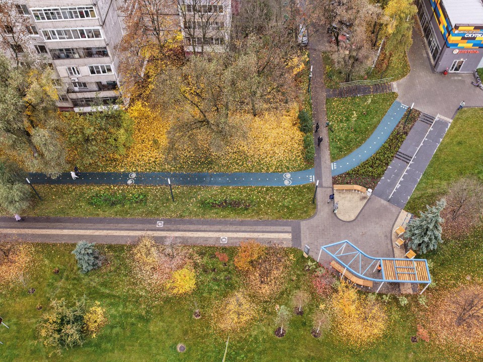 Щелковцы получили уютную зону отдыха вдоль Пролетарского проспекта