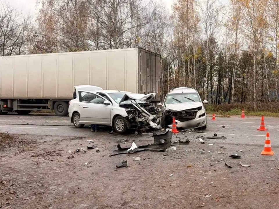 Полицейские разбираются в обстоятельствах ДТП в Балашихе