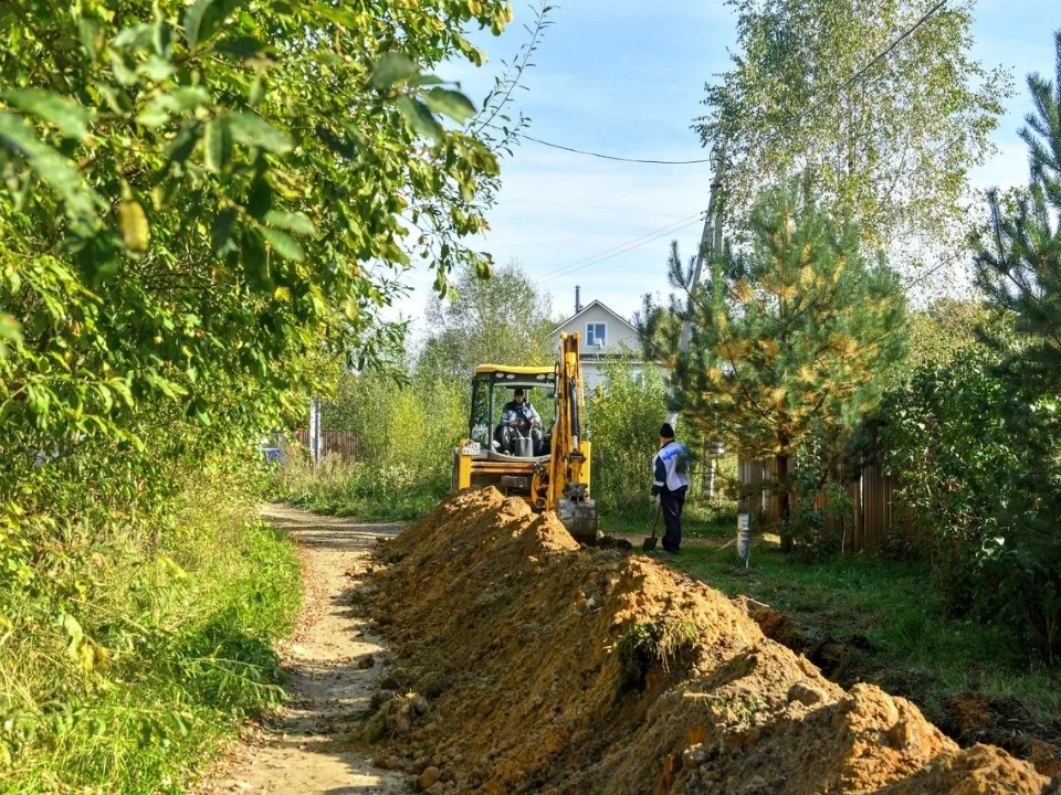В девяти селах Рузского округа строят газовые сети