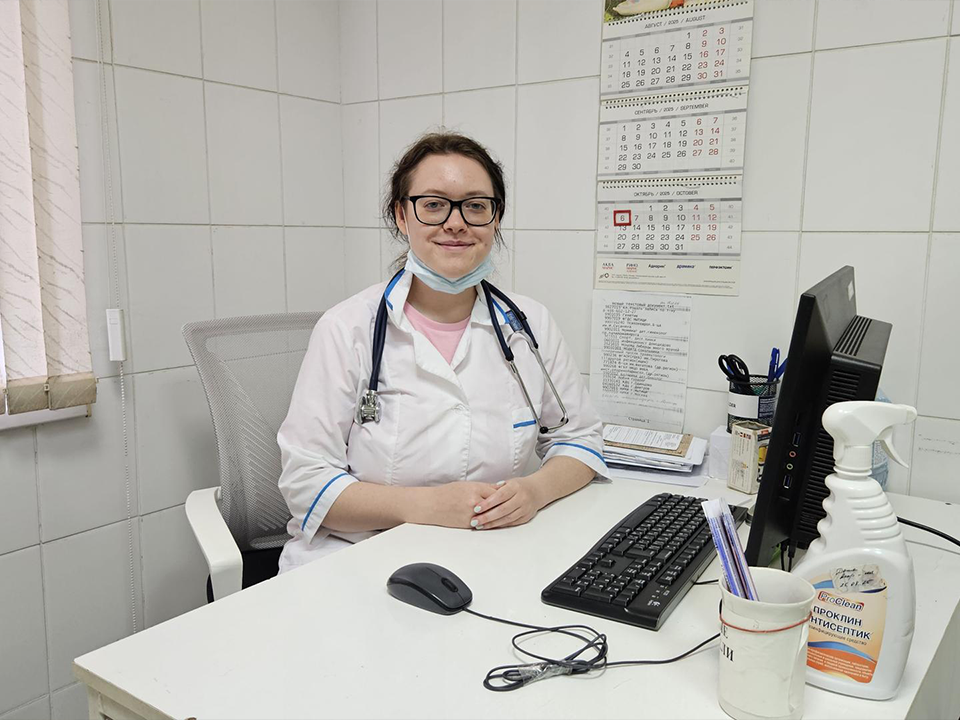 В детской поликлинике №1 начала работу новый фельдшер