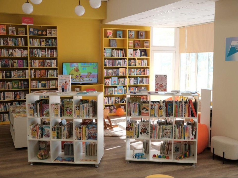 В Луховицах открыли модельную библиотеку с зоной кофе-поинта и игровыми консолями