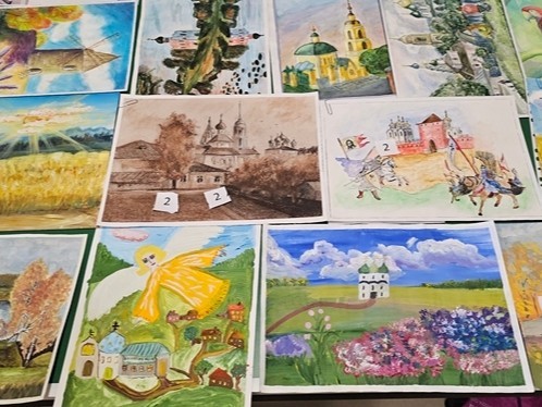 Православные рисунки представили дети Подмосковья на творческом конкурсе в Воскресенске