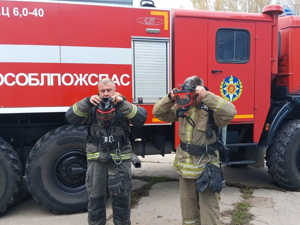 Спасатели отработали действия при пожаре на электроподстанции