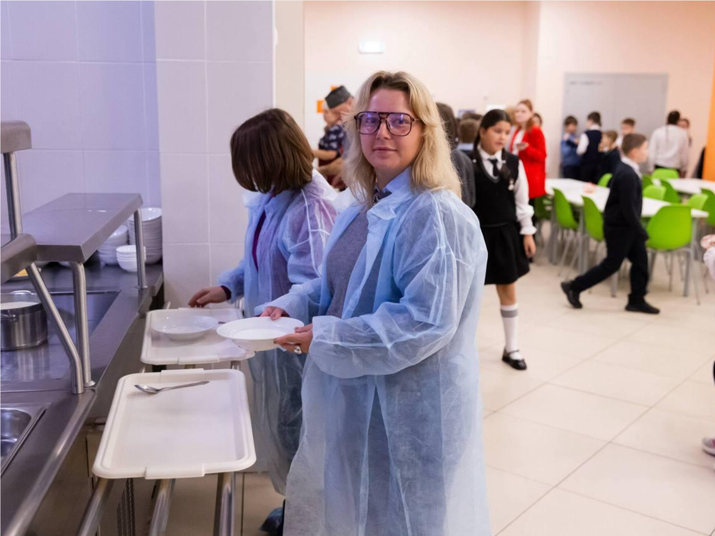 Мамы школьников оценили питание в гимназии Подольских курсантов