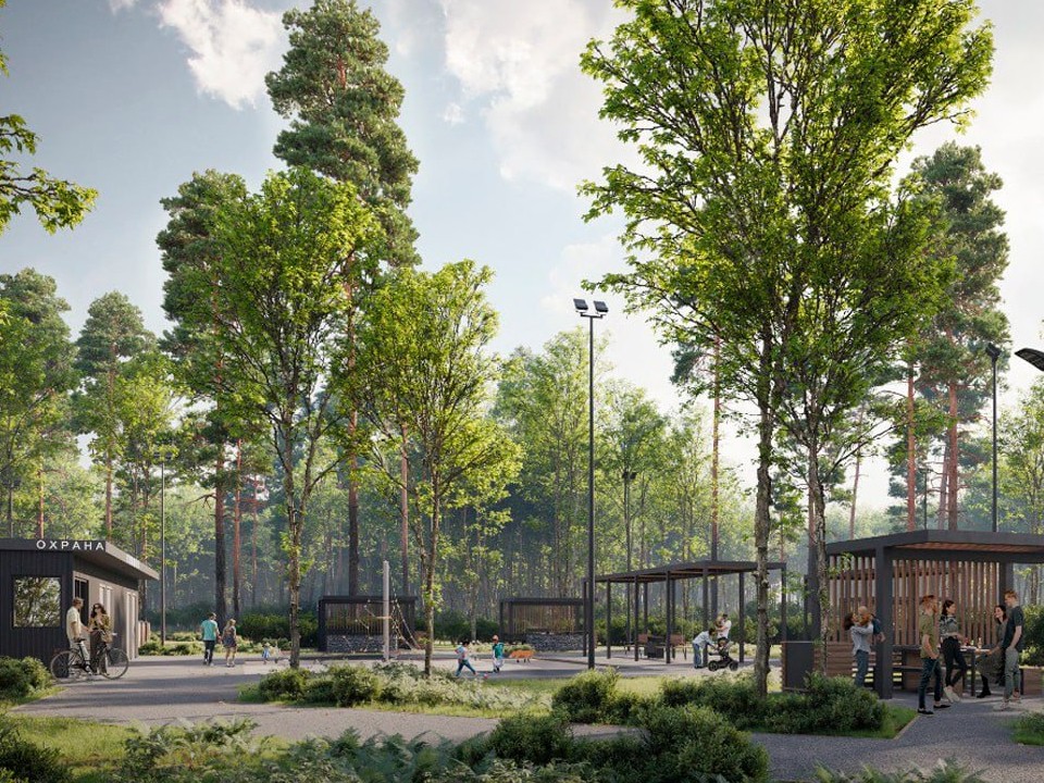 Лесопарк с кинологическим маршрутом обустроили в Одинцовском округе