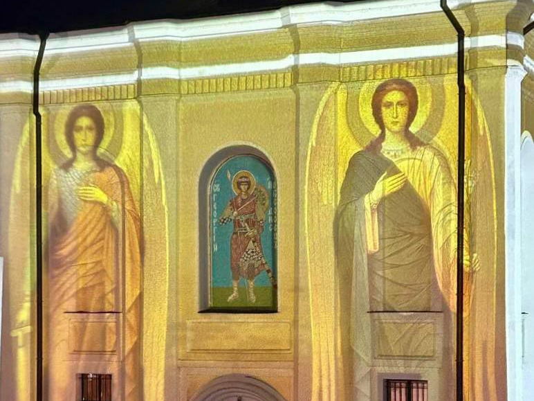 Архангелы и звезды: Никольский собор в Наро-Фоминске засиял в новой подсветке