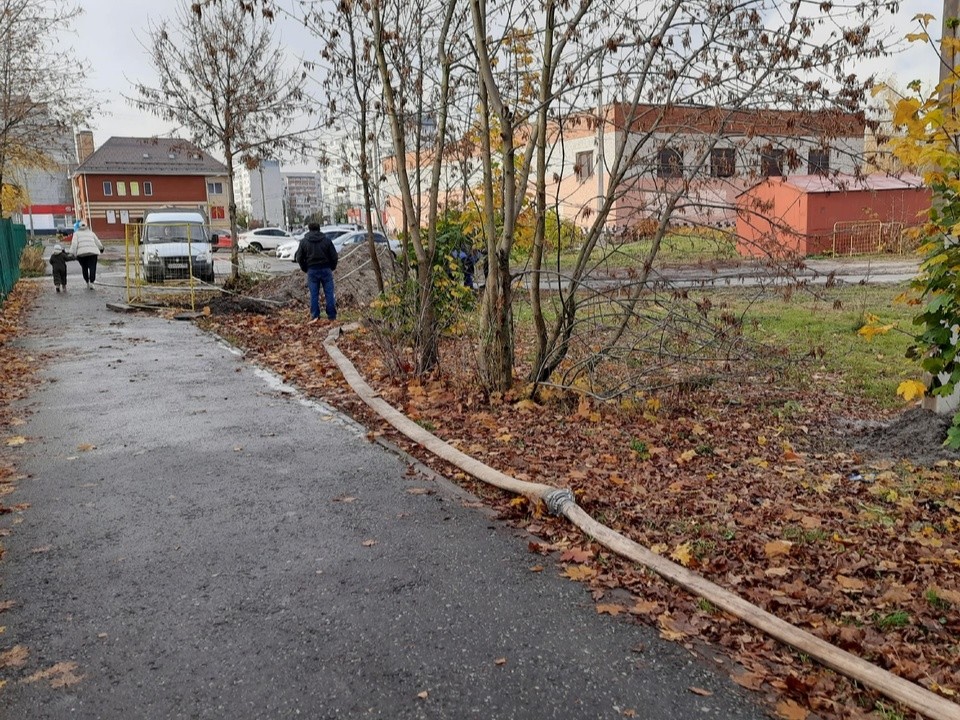 В деревне Давыдово решат проблему с затоплением подвала многоквартирного дома