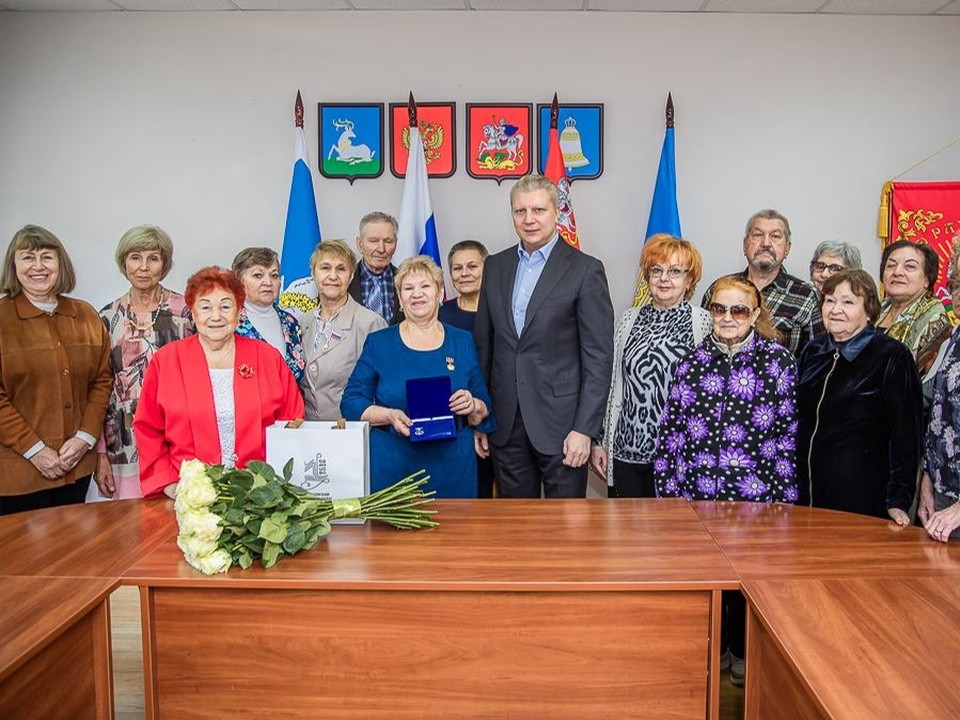 Звенигородскую общественницу наградили медалью «За доблестный труд»