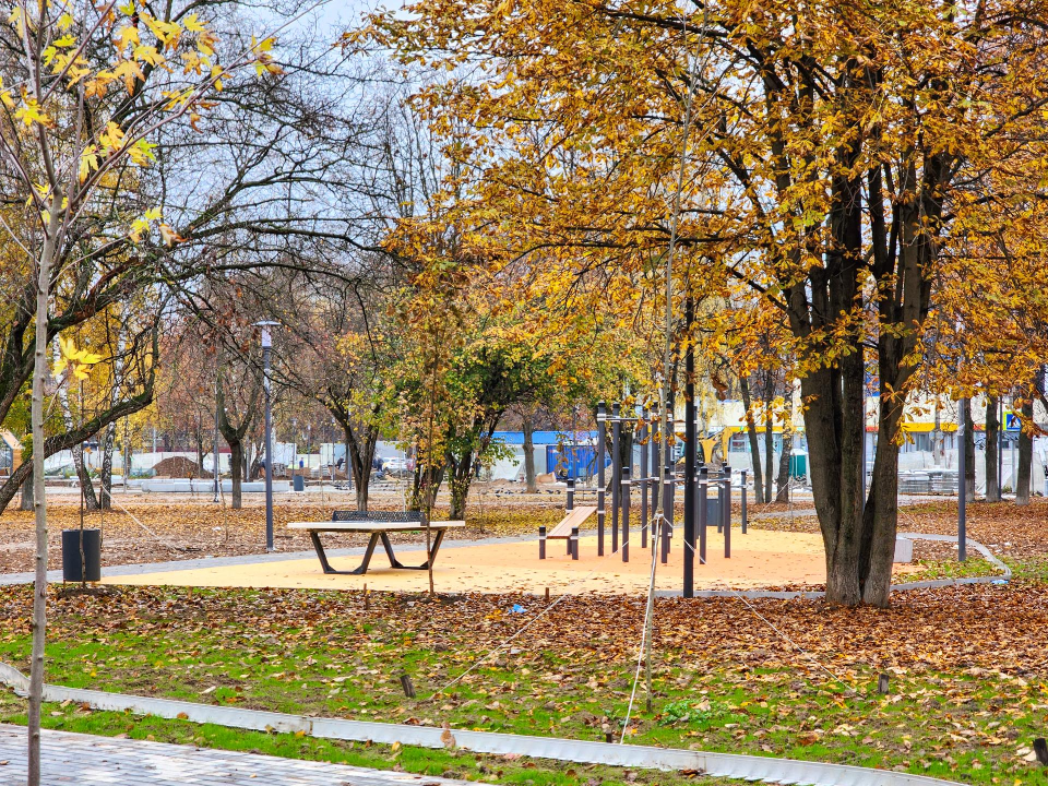 Последние штрихи перед открытием: как преобразился сквер на Красногвардейском бульваре Подольска