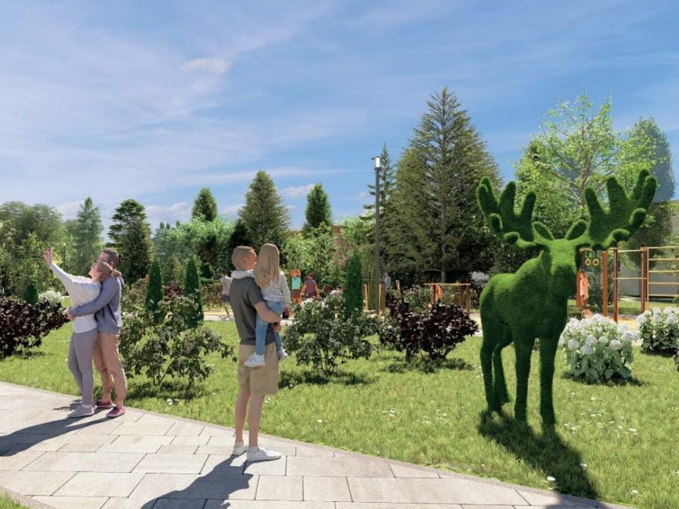 Спортплощадка, зоны отдыха и топиарии: как преобразится поселок Кировский