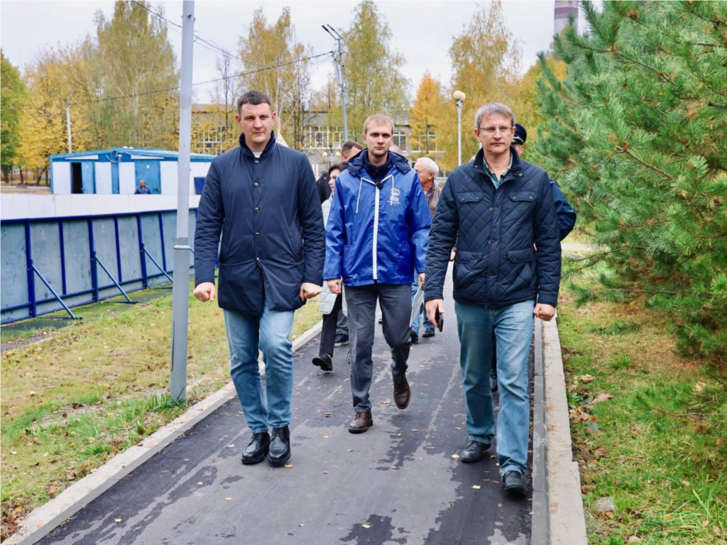 Глава Павловского Посада провел рейд чистоты в Электрогорске