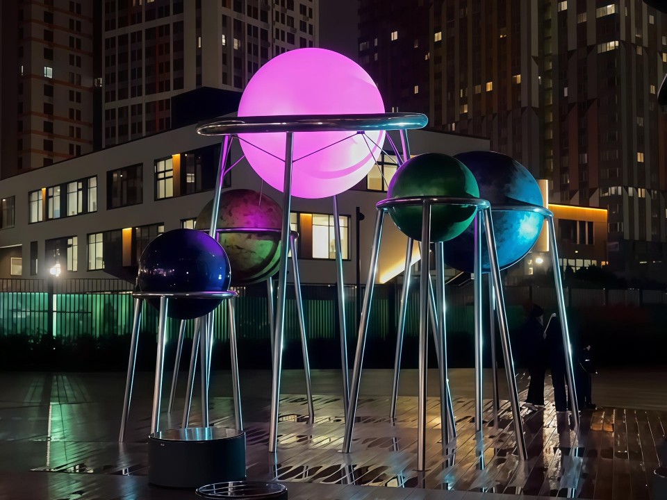 В ЖК Красногорска арт-объект оживает от общения жителей