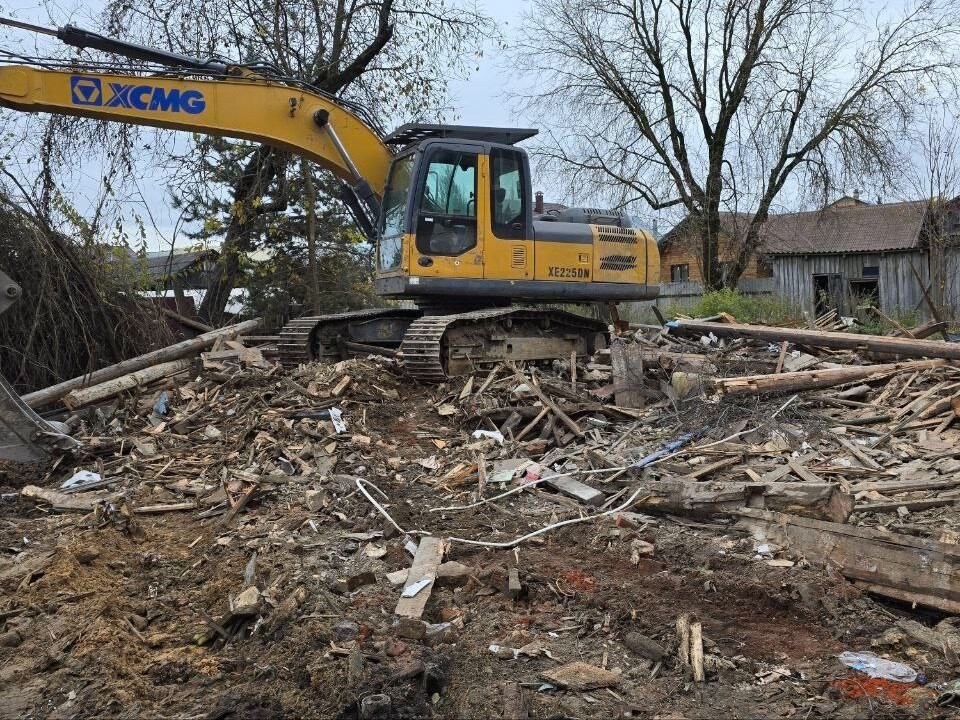 В Орехово-Зуеве снесли 18 аварийных объектов