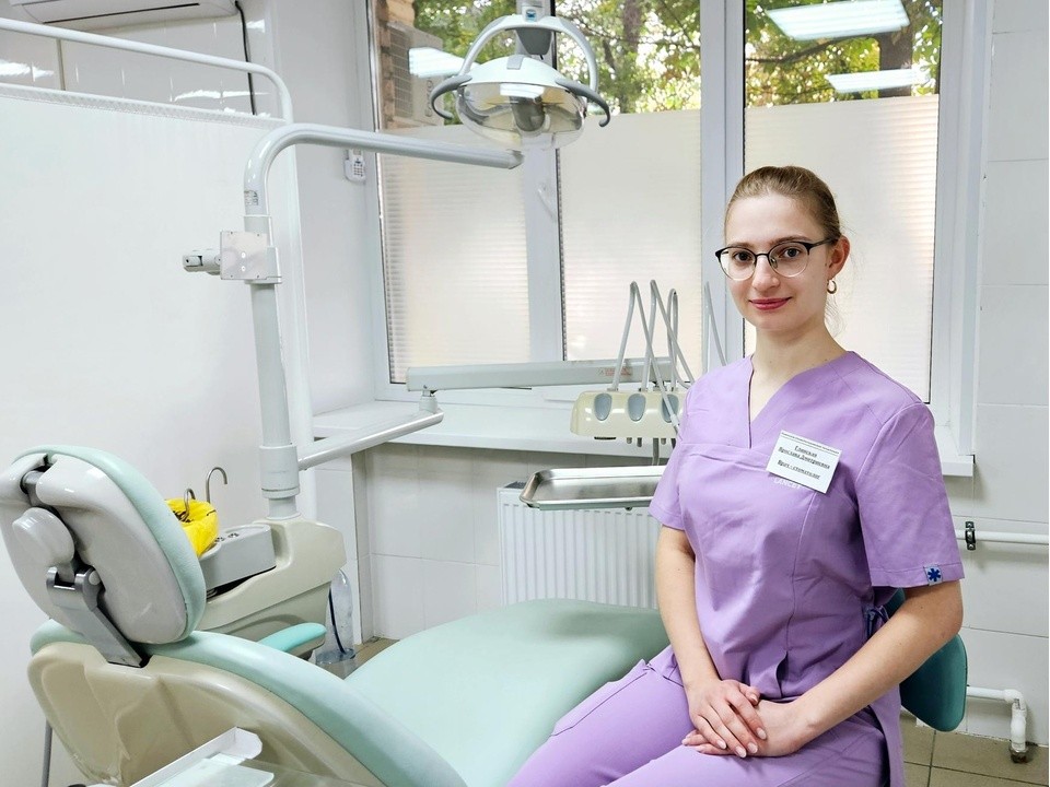 Потомственный стоматолог Ярослава Глинская начала работу в Раменской поликлинике