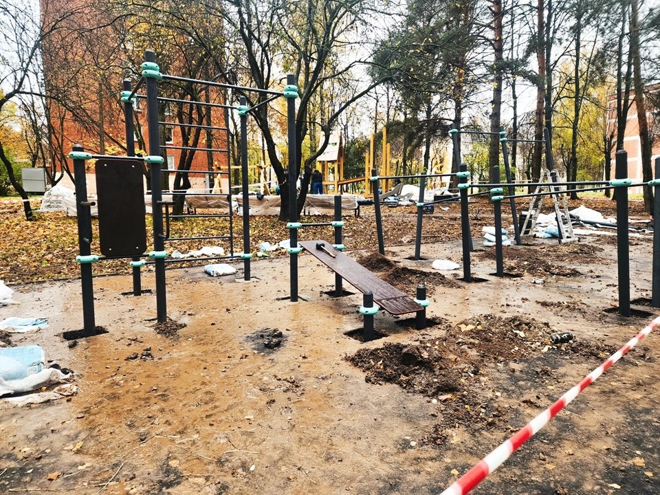 Капитальный ремонт двора в микрорайоне «Г» города Пущино: что уже сделано и что ждет жителей