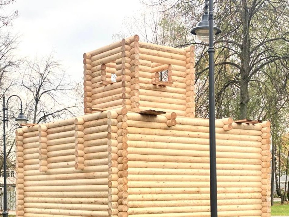 Строительство часовни в парке Киово выходит на завершающий этап