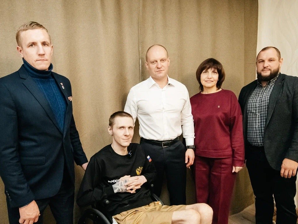 Участника СВО Дмитрия Медведева поздравили с юбилеем в Ивантеевке