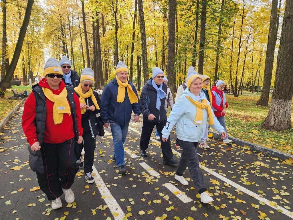 В Солнечногорске 15 пенсионеров проходят в день 25 тыс. шагов